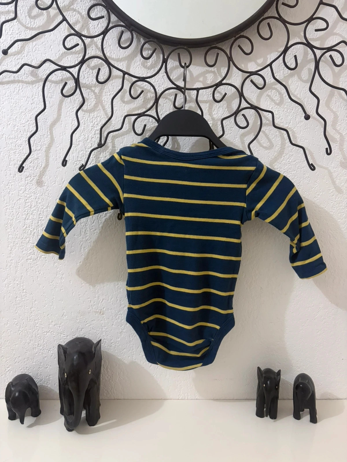 Set van 4 lange mouw body's Lupilu Aapjes & Beren – Biologisch katoen – Maat 74/80 (6-12 maanden) – photo 9
